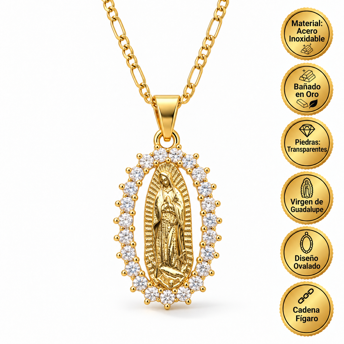 Light of Christ: Sacred Heart of Jesus Necklace