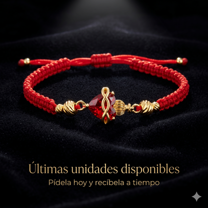 Pulsera: El Sagrado Corazón en Cristal infinito