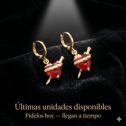 Aretes del Sagrado Corazón de María