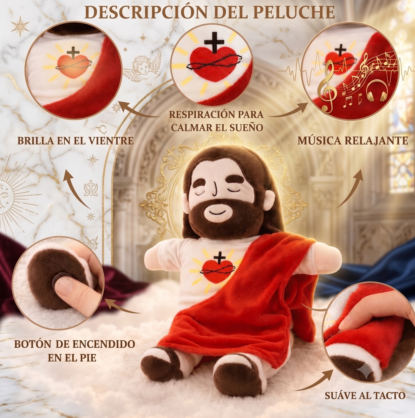 Peluche luz de Cristo