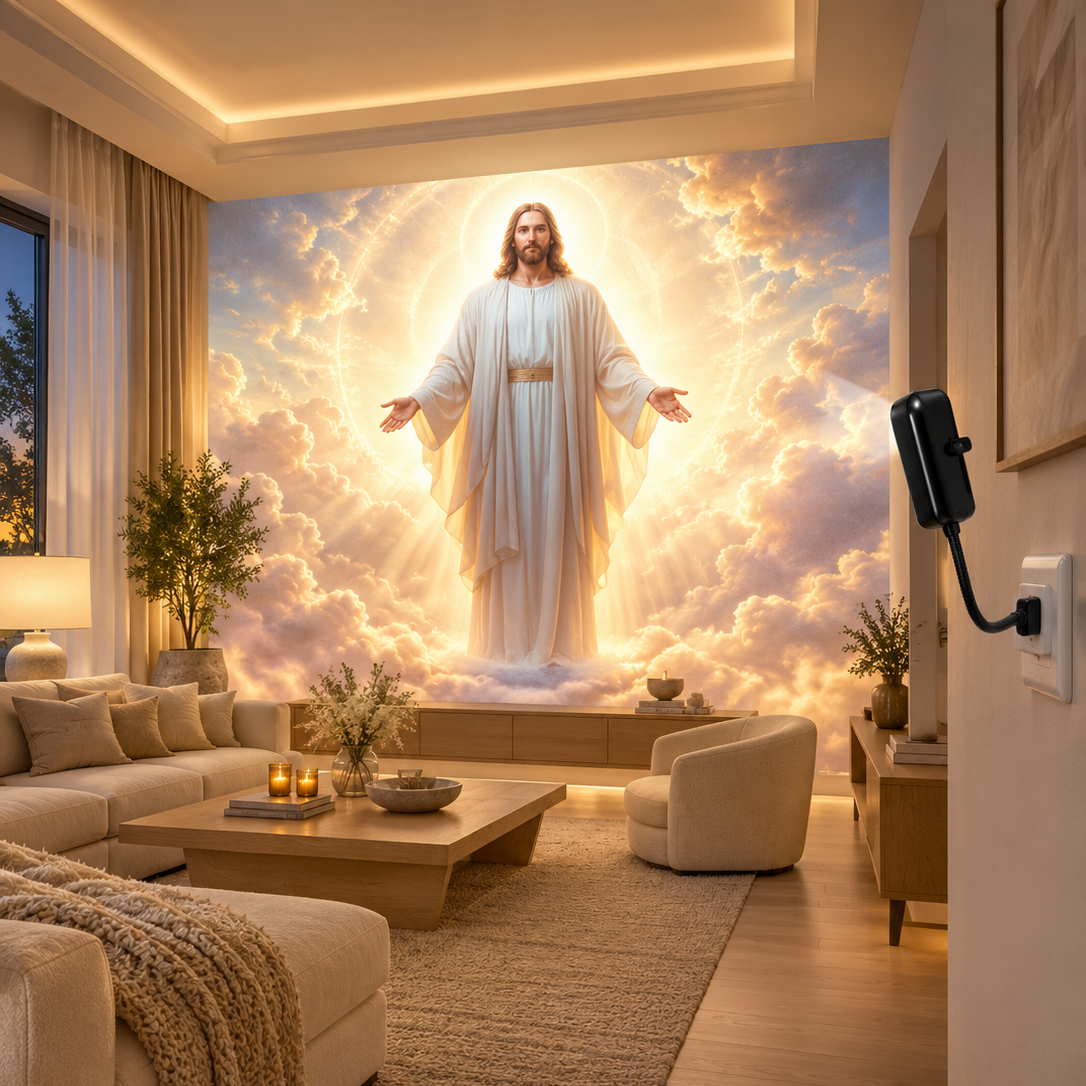 Light of Christ: Sacred Heart of Jesus Necklace