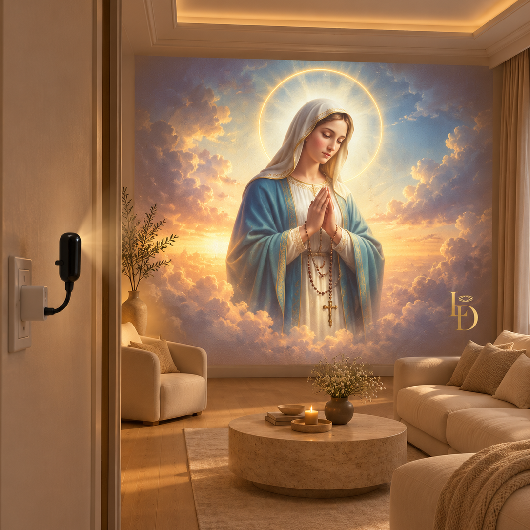 Light of Christ: Sacred Heart of Jesus Necklace