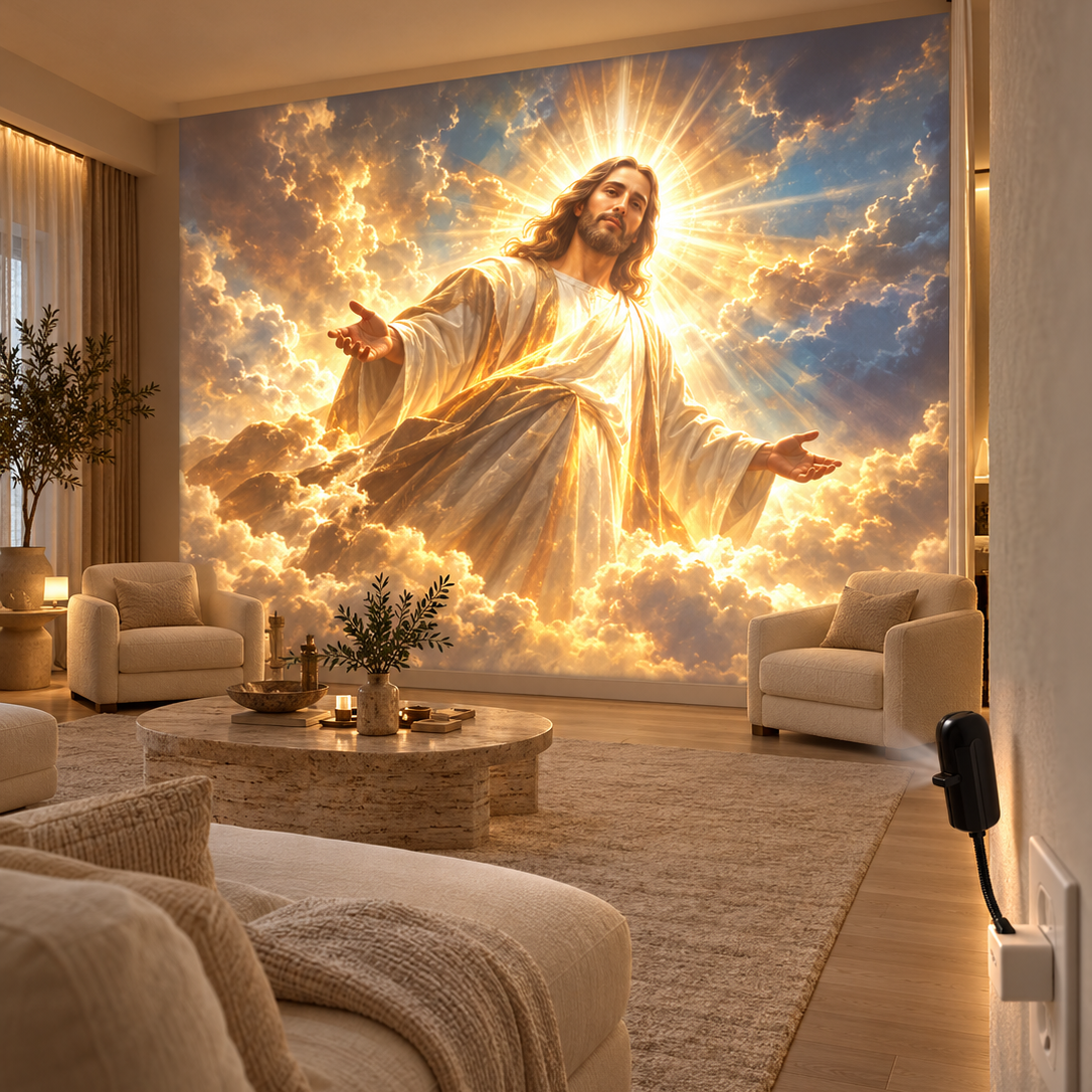 Light of Christ: Sacred Heart of Jesus Necklace