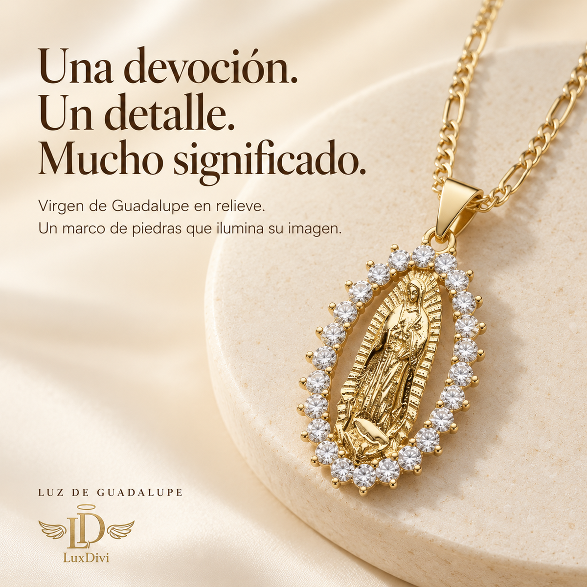 Light of Christ: Sacred Heart of Jesus Necklace