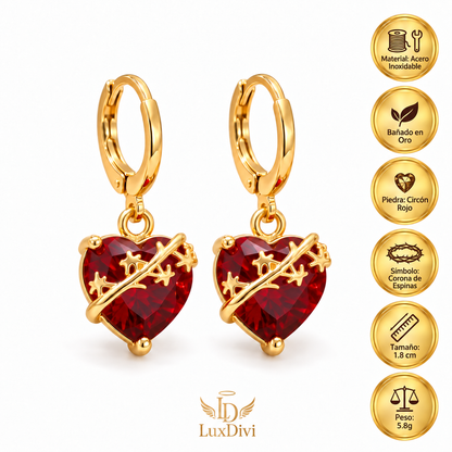 Saint Joseph's Sacred Heart Earrings